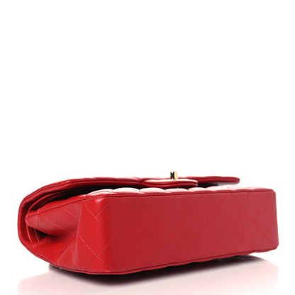 Chanel Lambskin Quilted Medium Double Flap Red 4 of 9