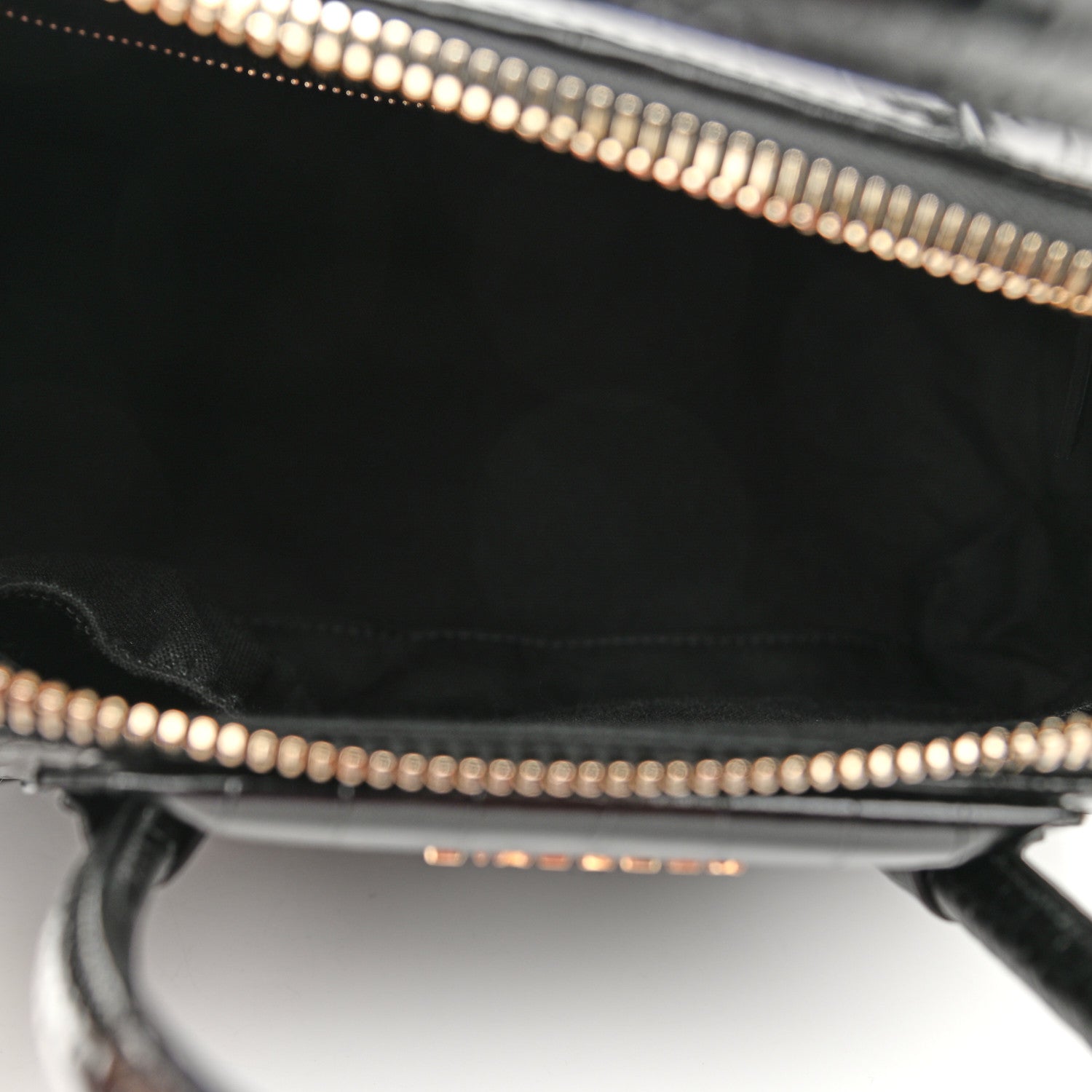 Givenchy Calfskin Crocodile Embossed Small Antigona Black 5 of 10