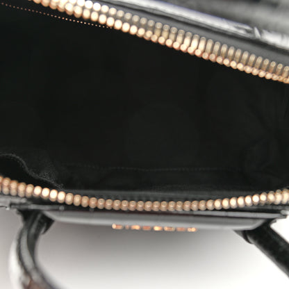 Givenchy Calfskin Crocodile Embossed Small Antigona Black 5 of 10