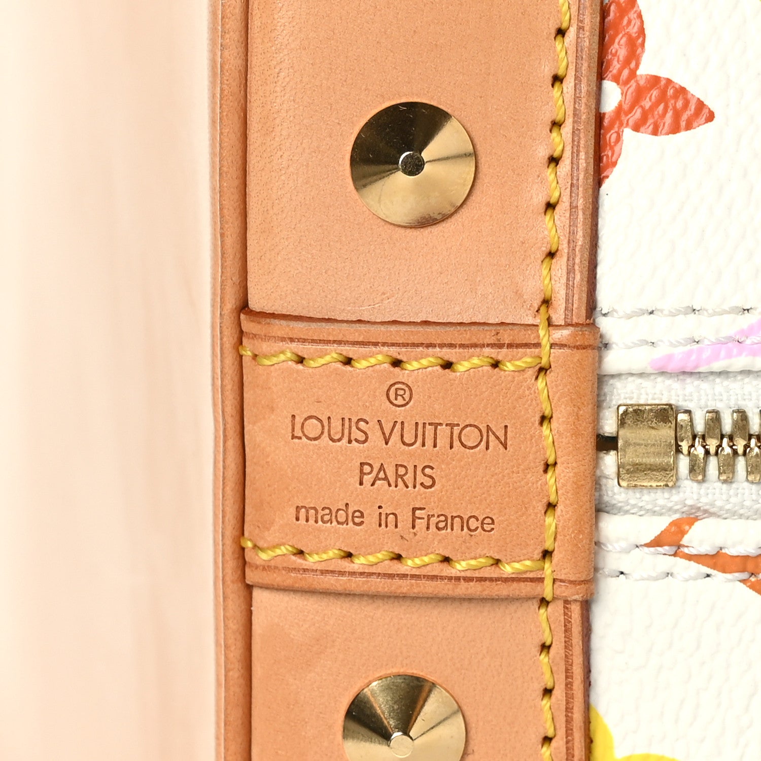 Louis Vuitton Monogram Multicolor Alma White 7 of 9