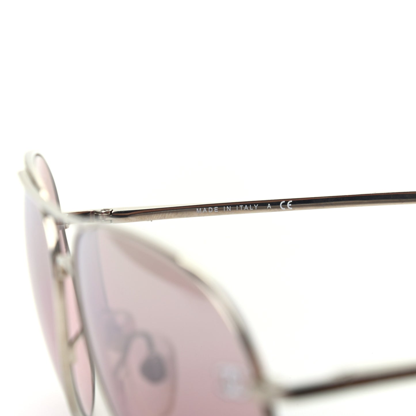 Metal CC Aviator Sunglasses 4189-T-Q Pink