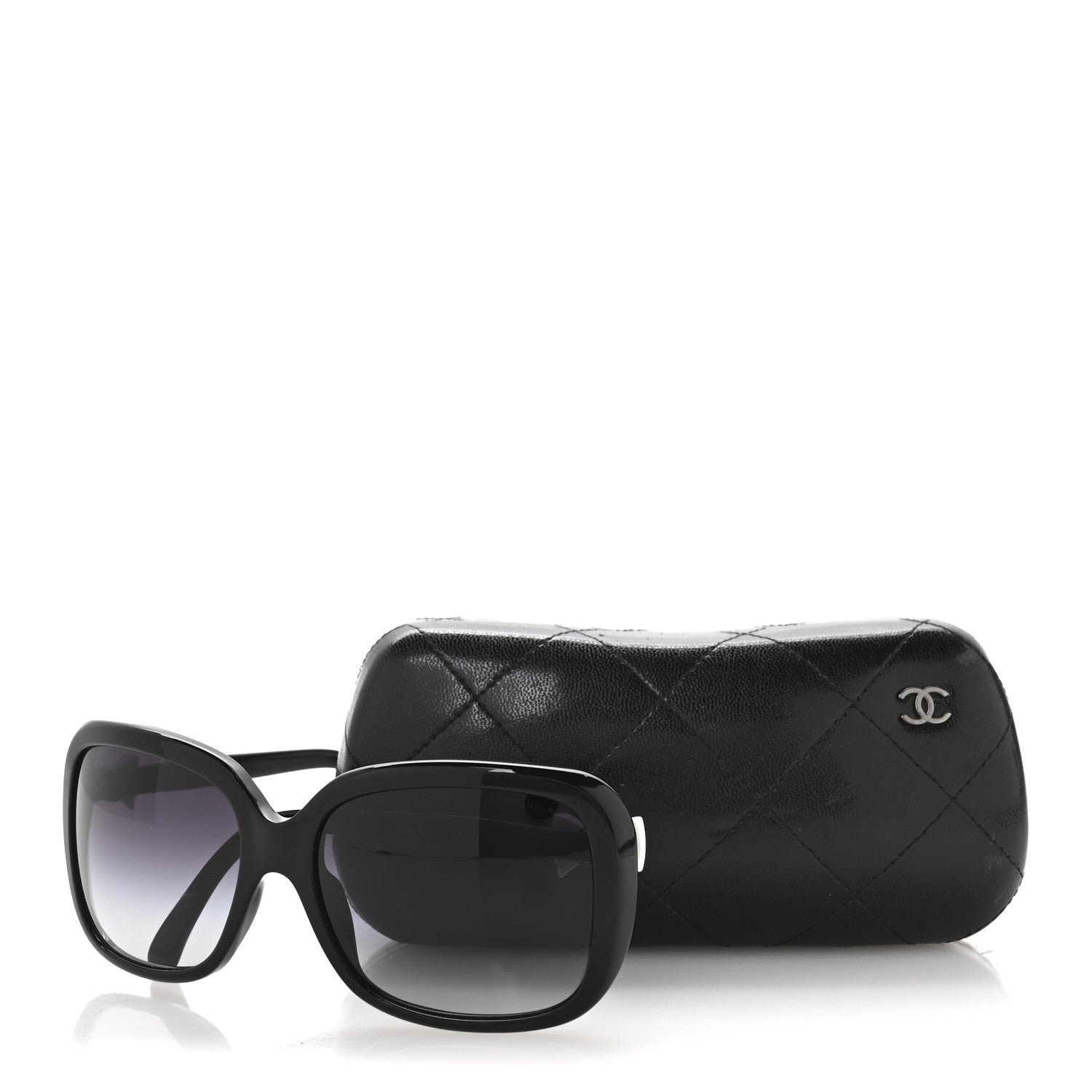 Chanel CC Bow Sunglasses 5171 Black White 9 of 9