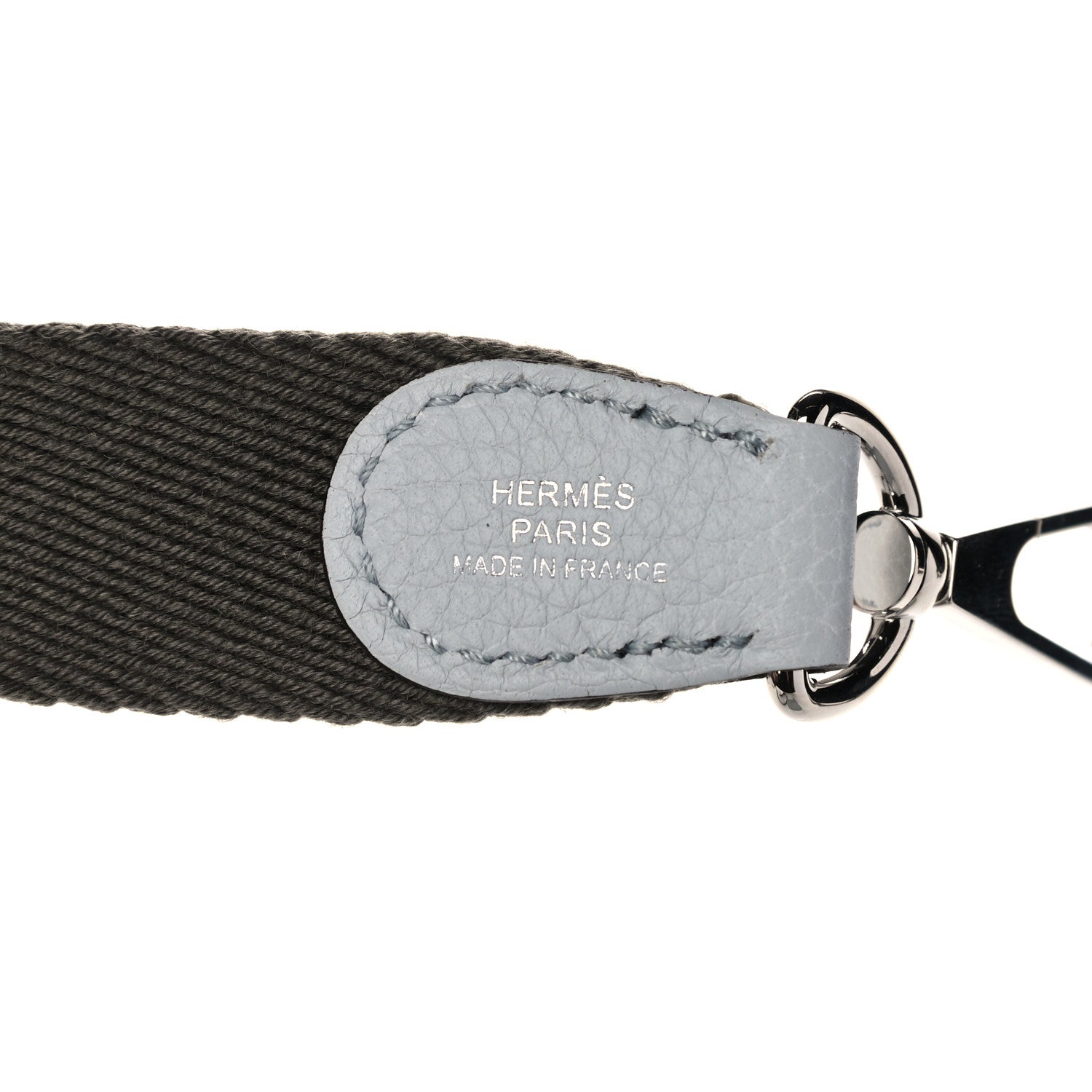 Hermes Taurillon Clemence Amazone Evelyne TPM Bleu Pale Etain 7 of 10