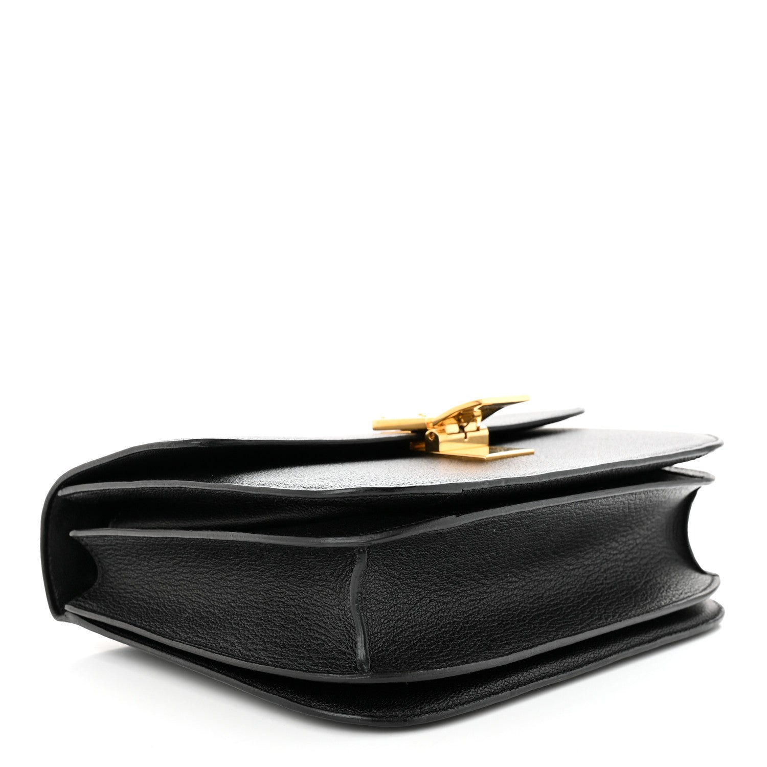 Celine Goatskin Medium Classic Box Flap Bag Black 4 of 12