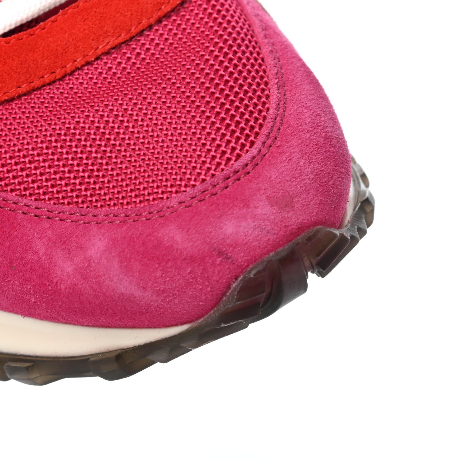 Louis Vuitton Suede Run Away Sneakers 37.5 Fuchsia Rouge 7 of 10