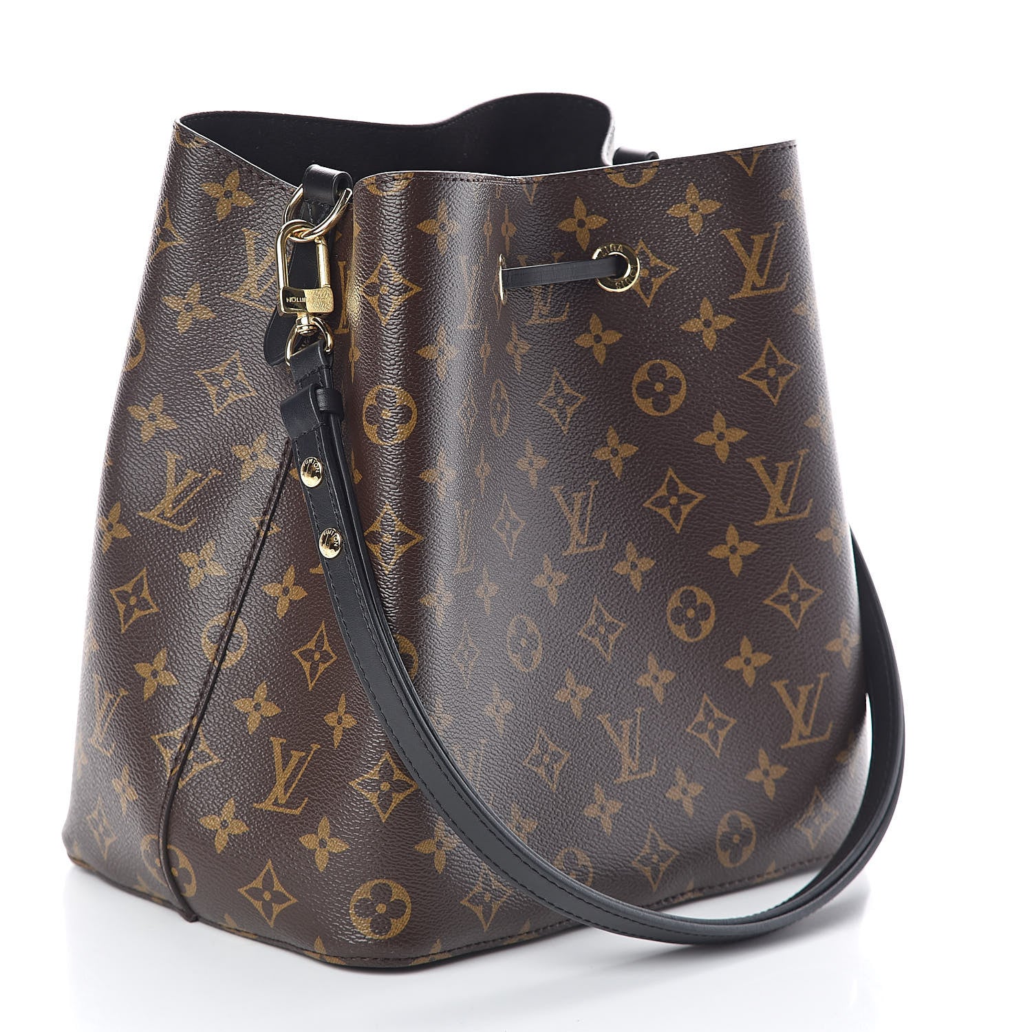Louis Vuitton Monogram Neonoe MM Black 3 of 9