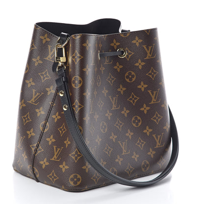 Louis Vuitton Monogram Neonoe MM Black 3 of 9