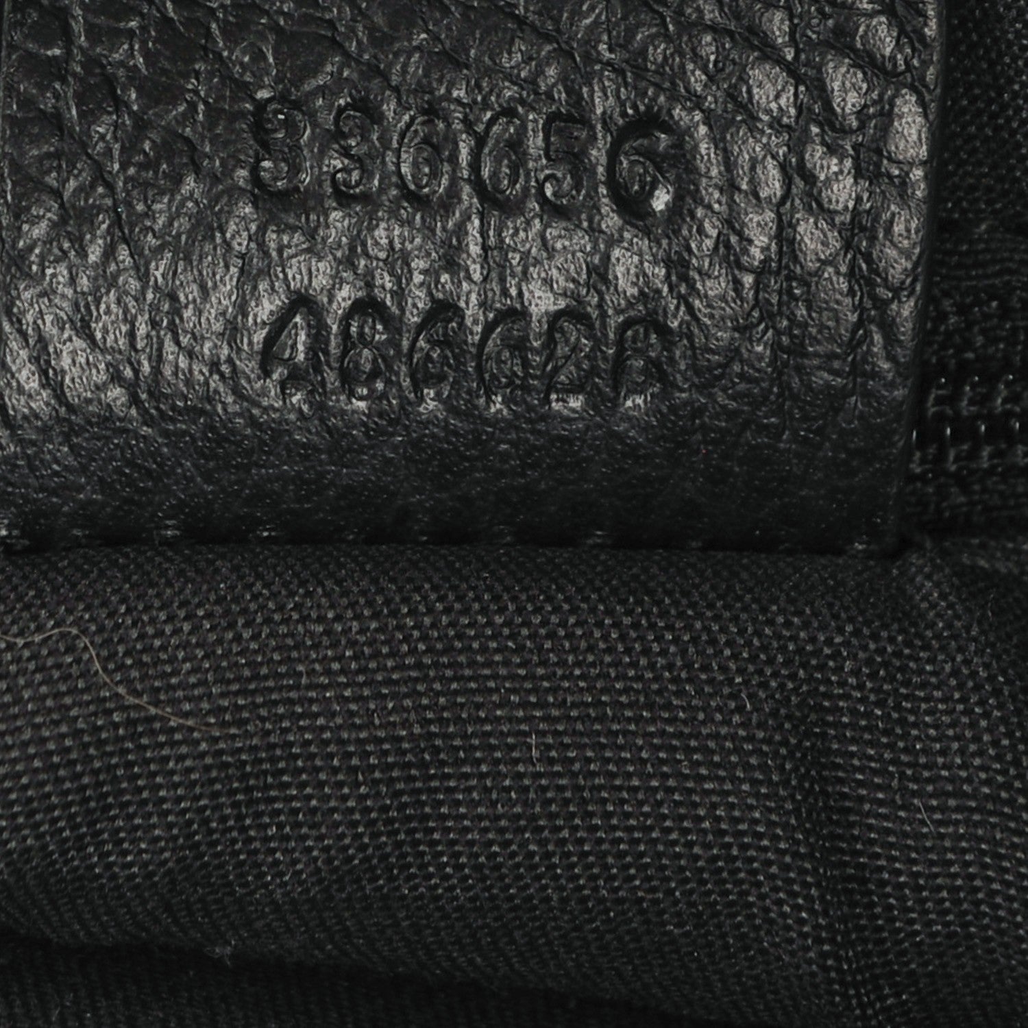 Gucci Pebbled Calfskin Medium Bamboo Bar Tote Black 7 of 7