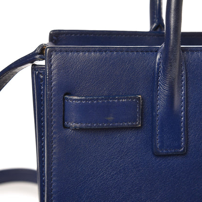 Saint Laurent Calfskin Nano Sac De Jour Dark Blue 10 of 19