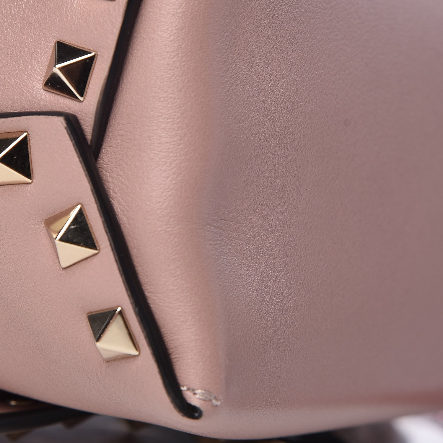 Valentino Garavani Vitello Mini Rockstud Crossbody Bag Poudre 13 of 14