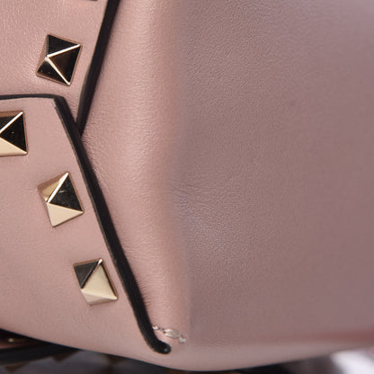 Valentino Garavani Vitello Mini Rockstud Crossbody Bag Poudre 13 of 14