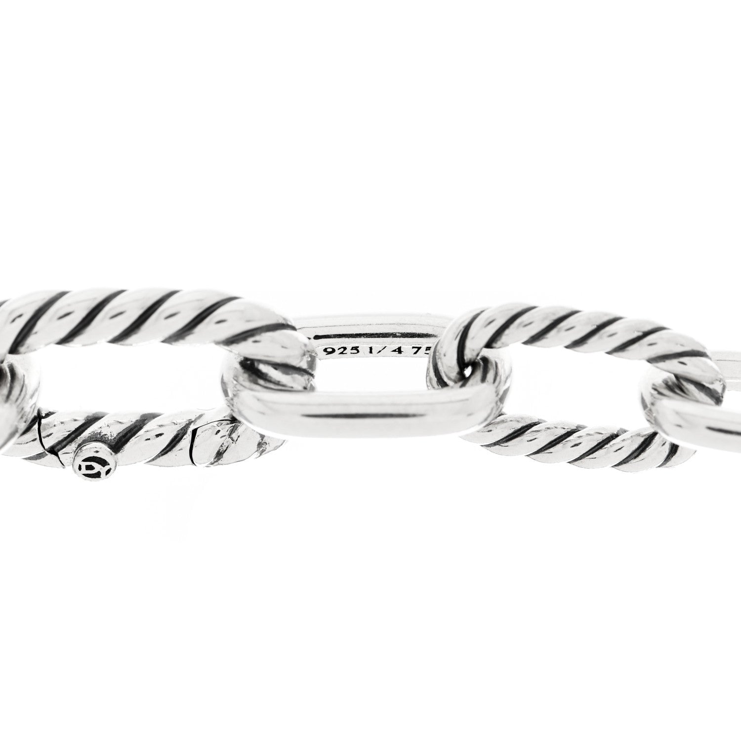 David Yurman Sterling Silver 18K Yellow Gold 8.5mm Madison Chain Necklace 4 of 4