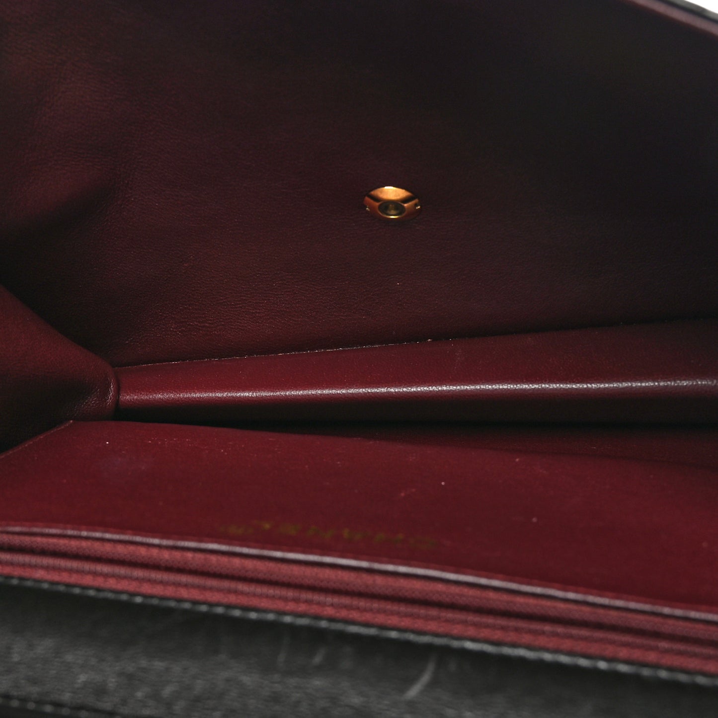 Lambskin Quilted Small Single Flap Black