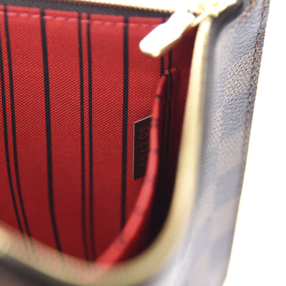 Louis Vuitton Damier Ebene Neverfull MM GM Pochette 7 of 7