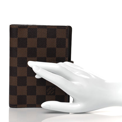 Louis Vuitton Damier Ebene Small Ring Agenda Cover 2 of 9