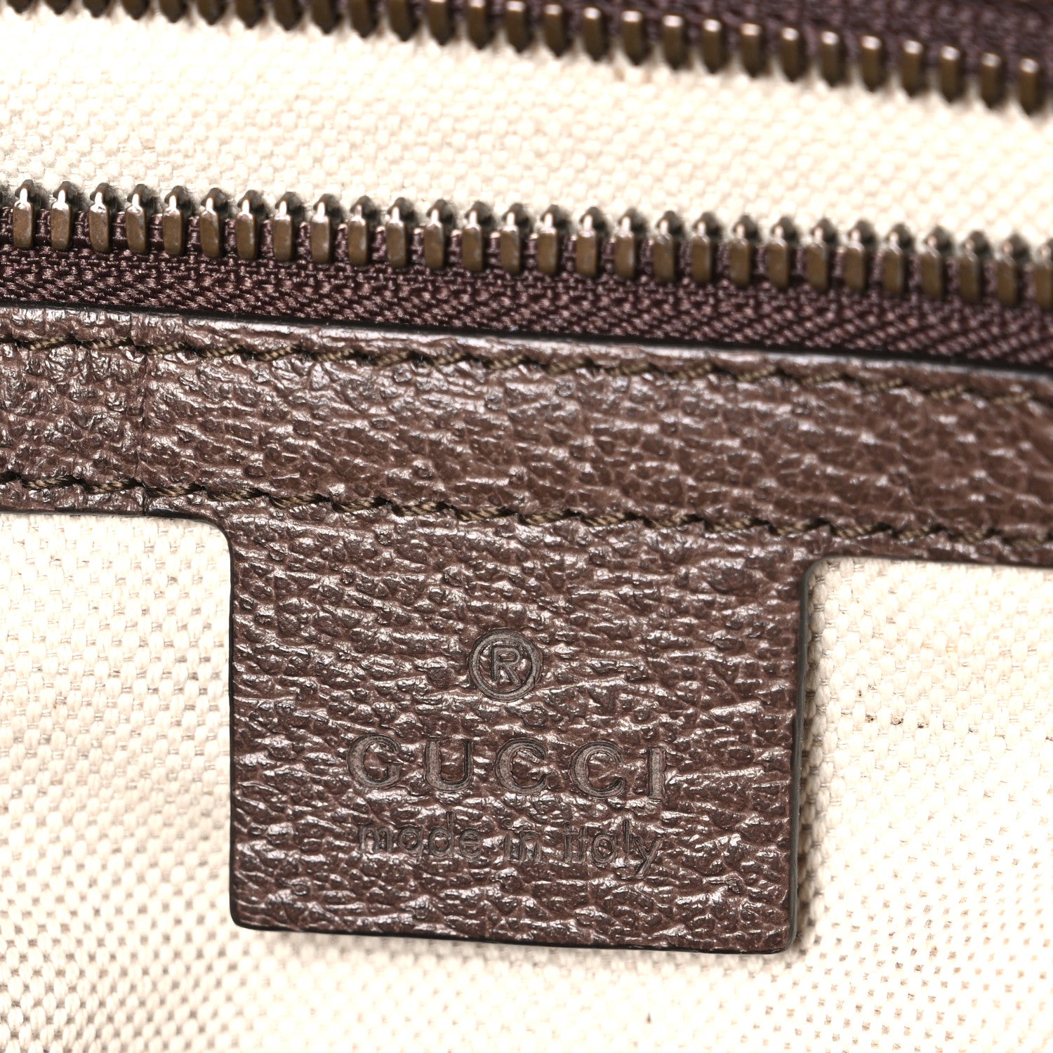 Gucci GG Supreme Monogram Calfskin Web Small Ophidia Day Backpack Beige Ebony New Acero 6 of 10