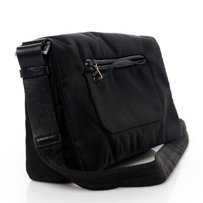 Prada Tessuto Nylon Shoulder Bag Black 3 of 13