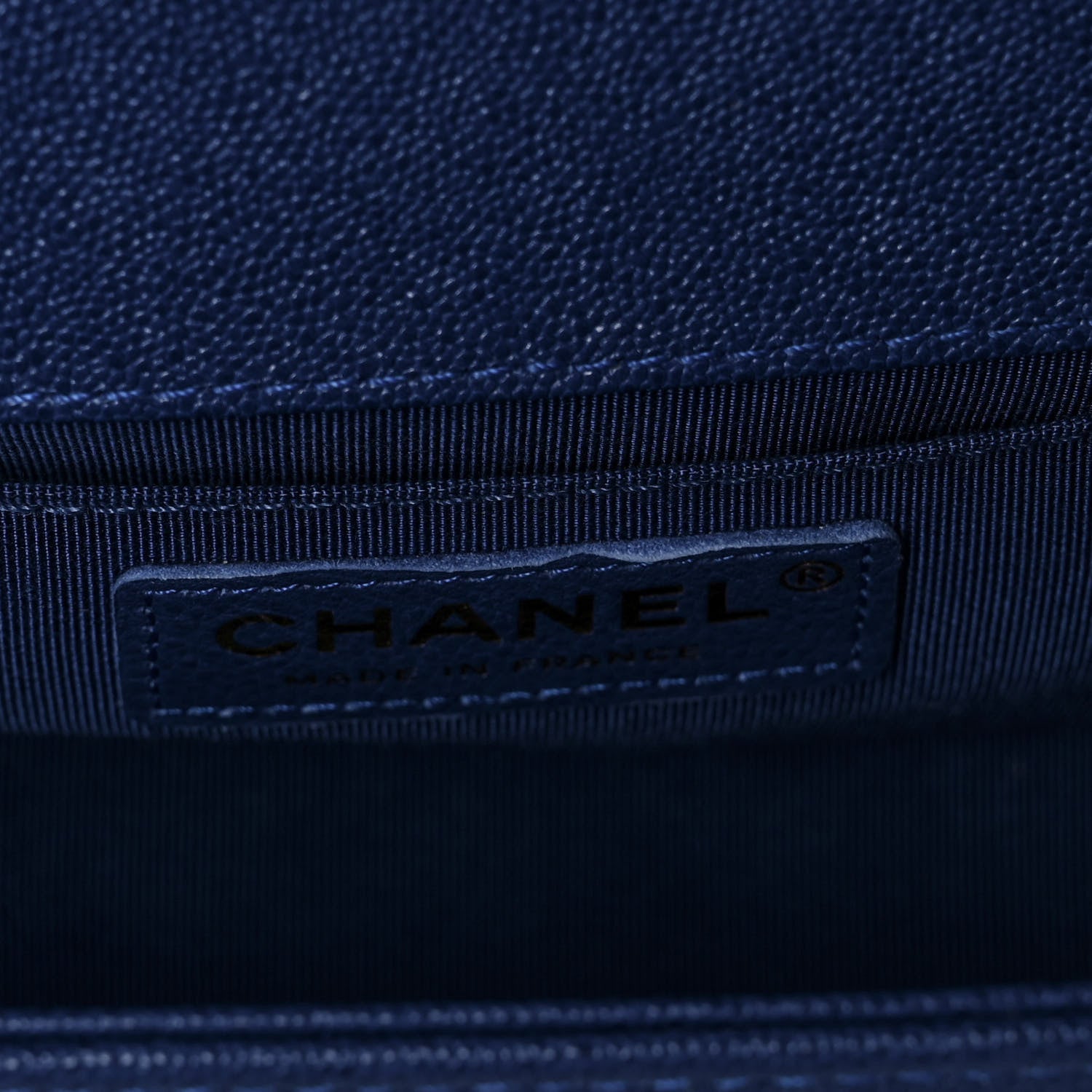 Chanel Caviar Quilted Small Boy Flap Blue 12 of 12
