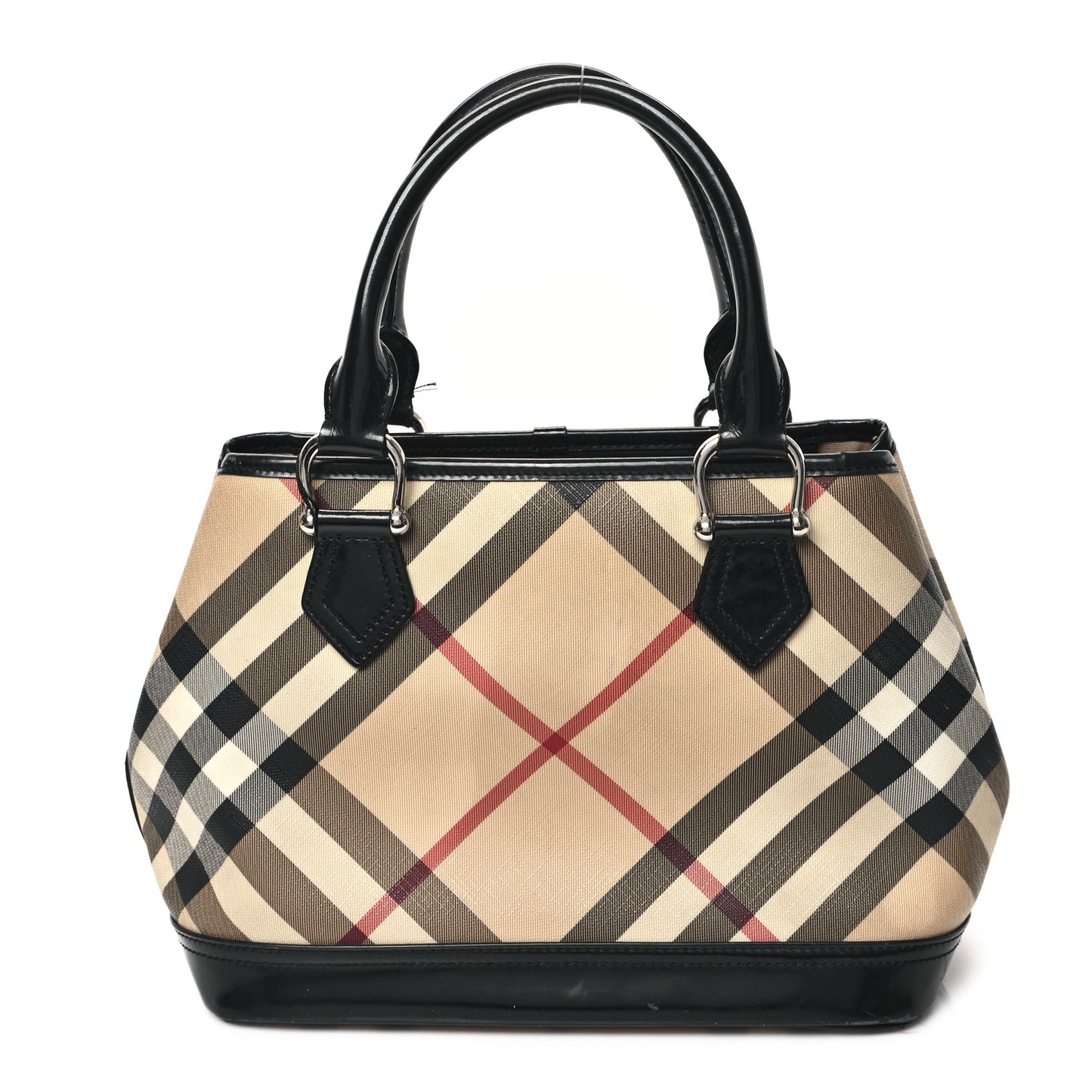 Nova Check Medium Tote Black