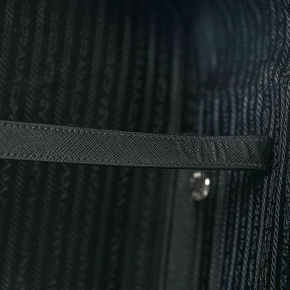 Prada Saffiano Travel Trolley Luggage Black 16 of 16