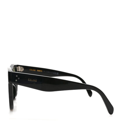 Celine Acetate Studded Mineral Round Sunglasses CL40031N Black 2 of 8