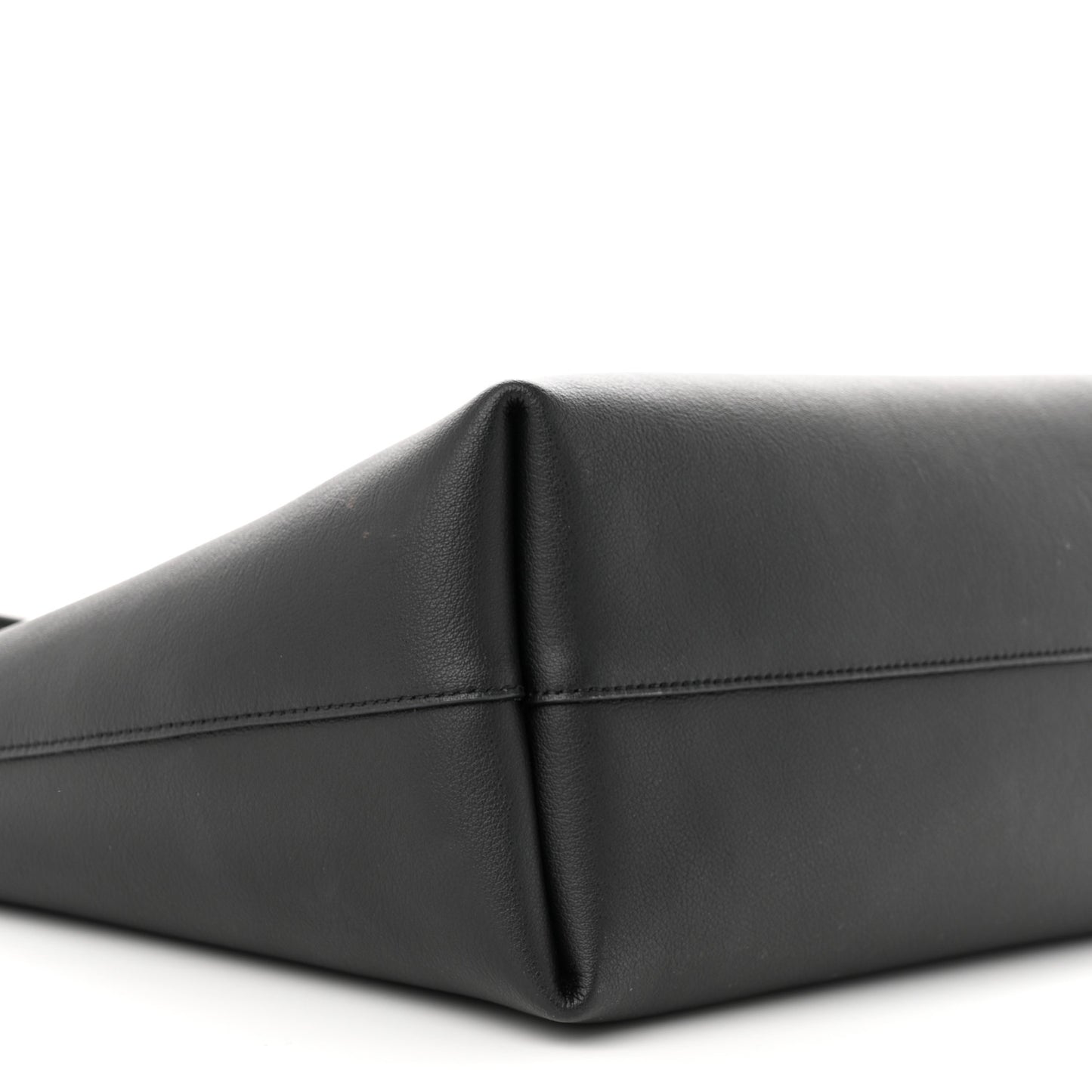 Calfskin Large Shopping Tote Black