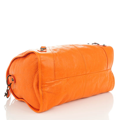 Balenciaga Agneau Classic Hardware Maxi Twiggy Tangerine 4 of 7