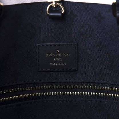 Louis Vuitton Monogram Giant Crafty Onthego GM Creme Rouge Black 8 of 10