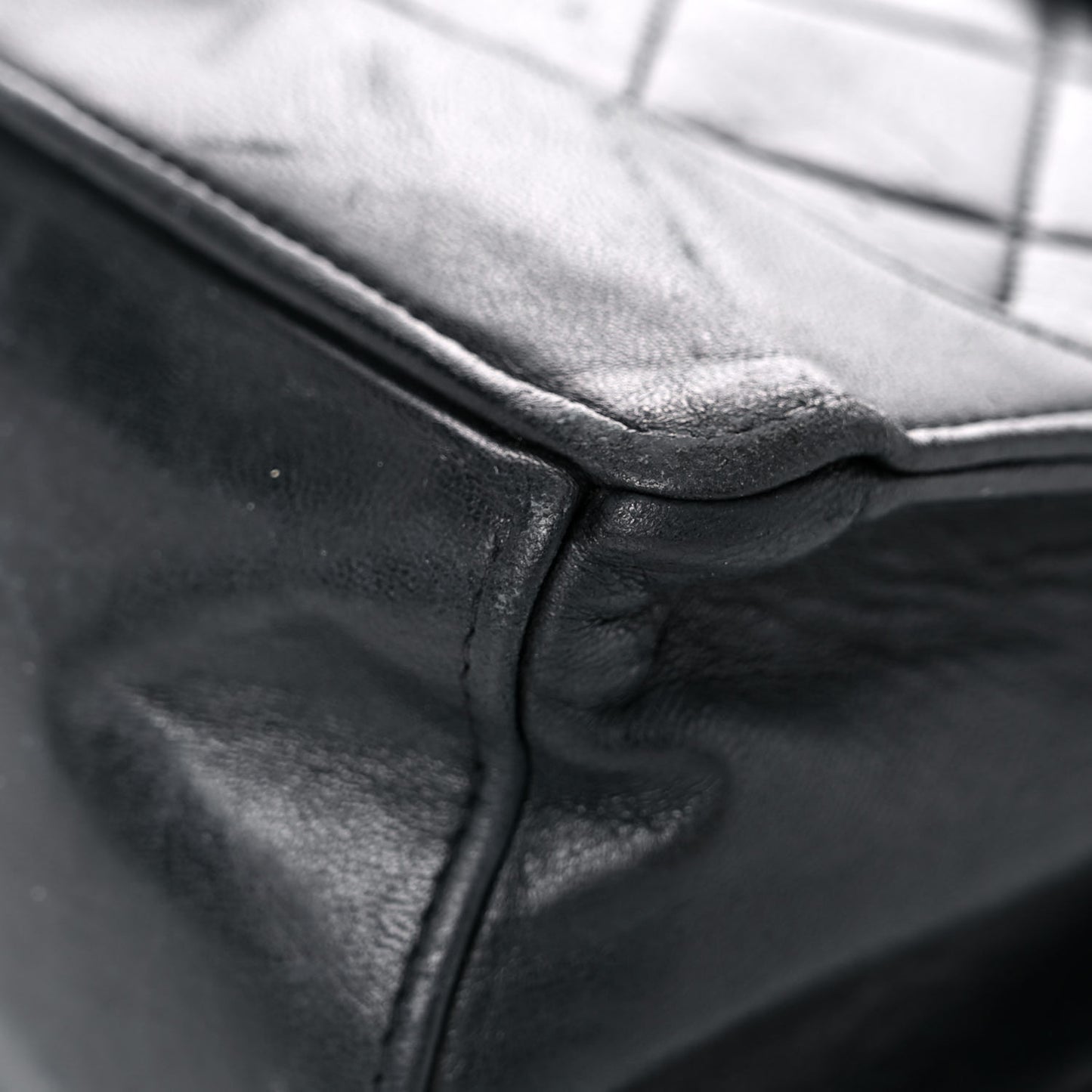 Lambskin Quilted Reissue Flap Black