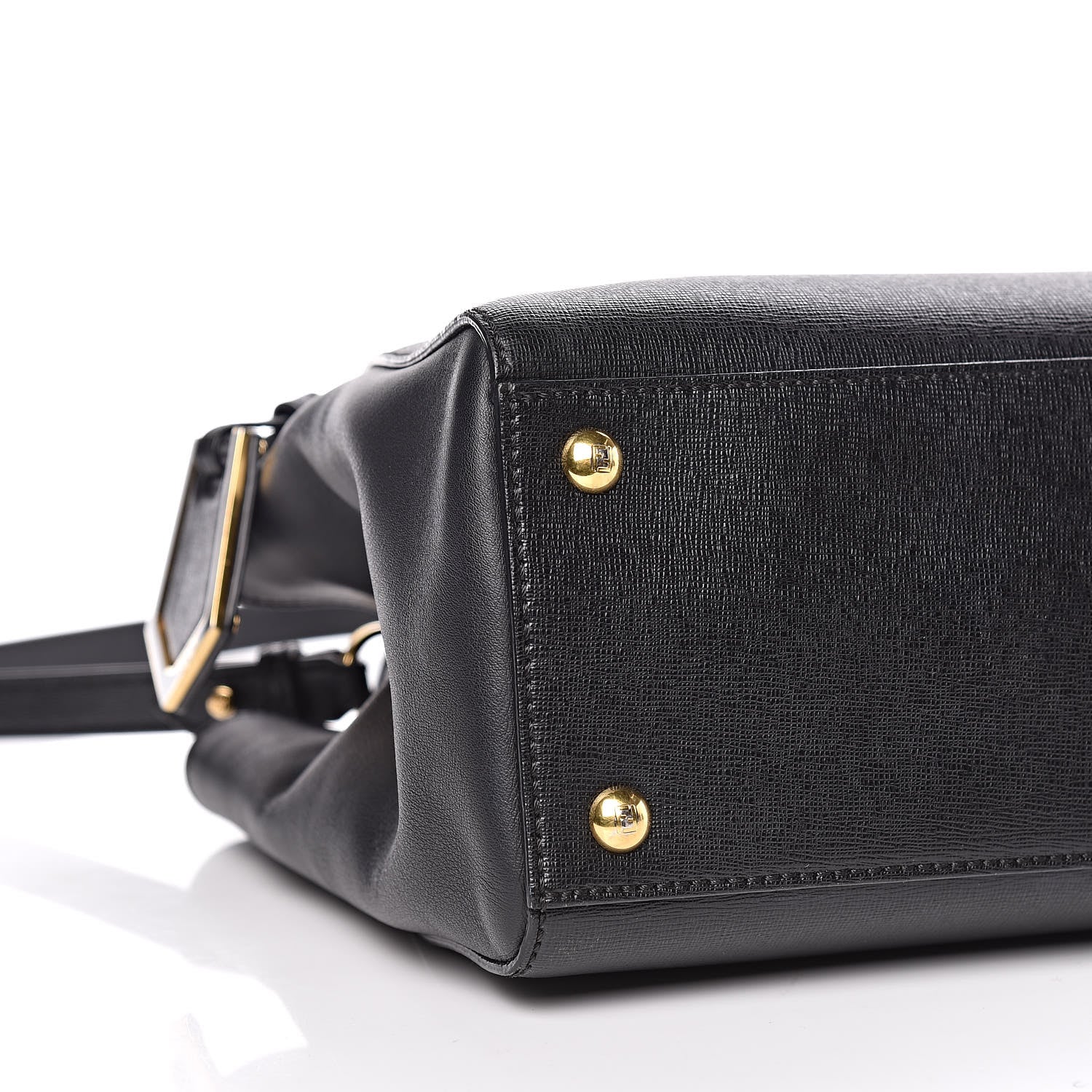 Fendi Vitello Elite Petite 2Jours Tote Black 12 of 13