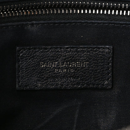 Saint Laurent Crinkled Calfskin Matelasse Monogram Niki Body Bag Black 6 of 9