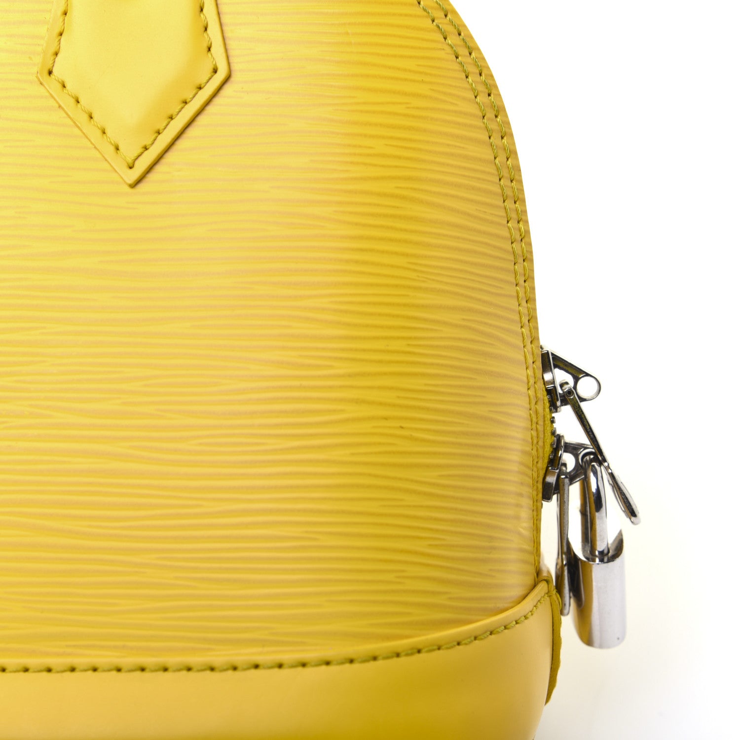 Louis Vuitton Epi Alma BB Citron 18 of 35