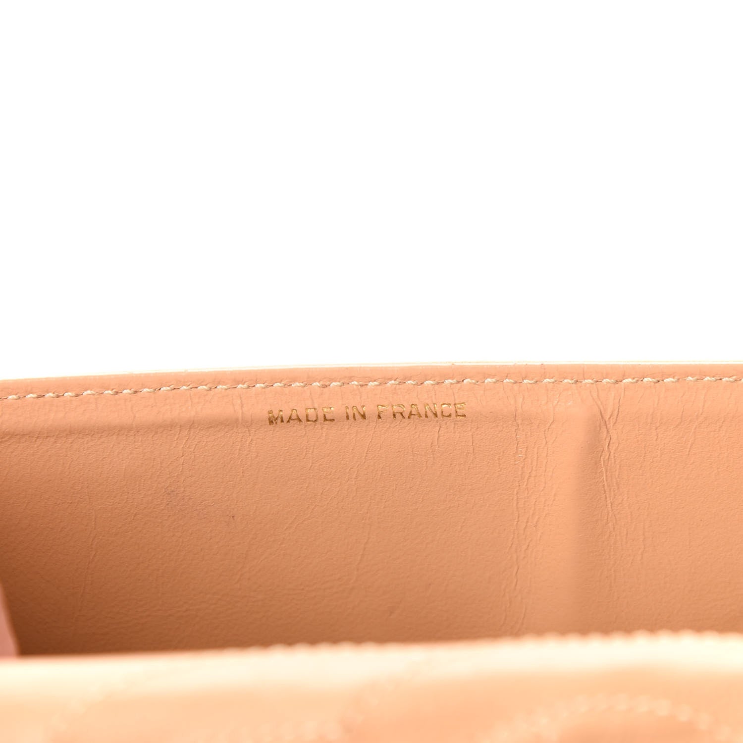 Chanel Lambskin Quilted Medium Double Flap Beige 7 of 11