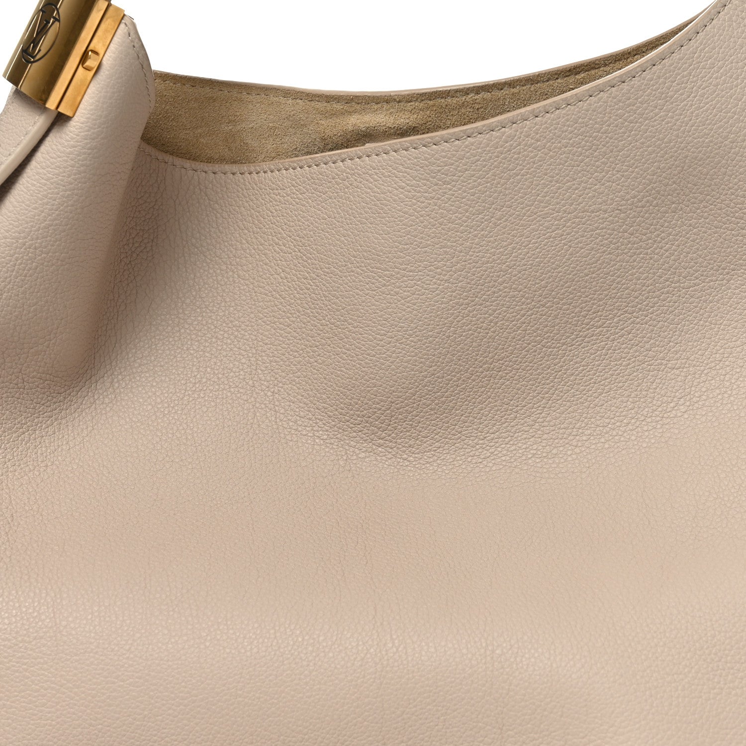 Louis Vuitton Grained Calfskin Low Key Hobo MM Limestone 14 of 19