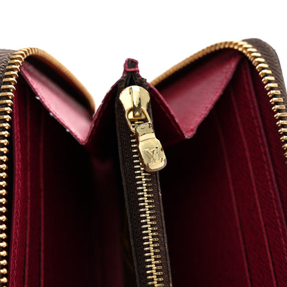 Louis Vuitton Monogram Clemence Wallet Fuchsia 9 of 10