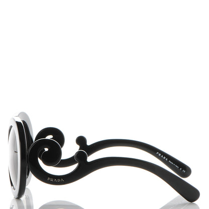 Prada Baroque Sunglasses SPR 27N Black 3 of 7