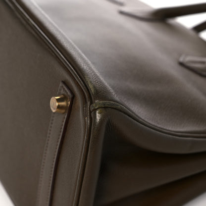 Hermes Epsom Birkin 30 Vert Olive 13 of 33