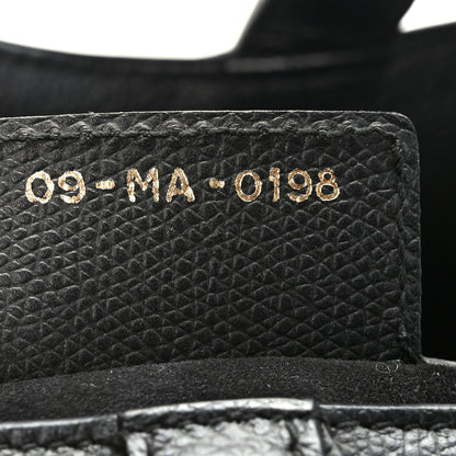 Christian Dior Grained Calfskin Saddle Bag Black 7 of 9
