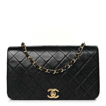 Chanel Lambskin Quilted Small Single Flap Black 1 of 9