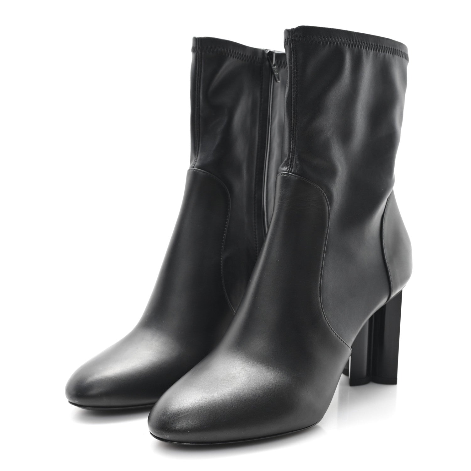 Louis Vuitton Calfskin Uniformes Silhouette Ankle Boots 38.5 Black 4 of 8
