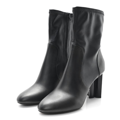 Louis Vuitton Calfskin Uniformes Silhouette Ankle Boots 38.5 Black 4 of 8