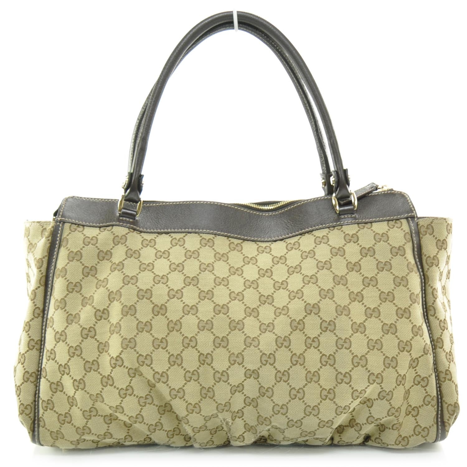 Gucci Monogram D Gold Tote Ebony 4 of 9