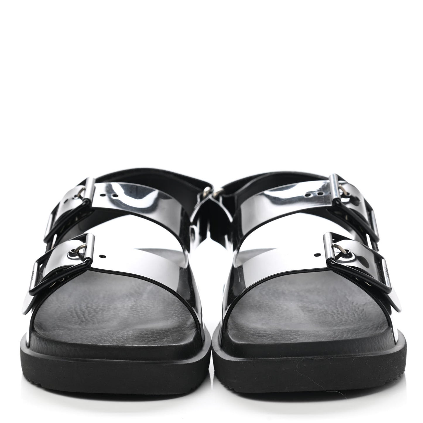 Rubber Mini Double G Womens Isla Dad Sandals 38 Black