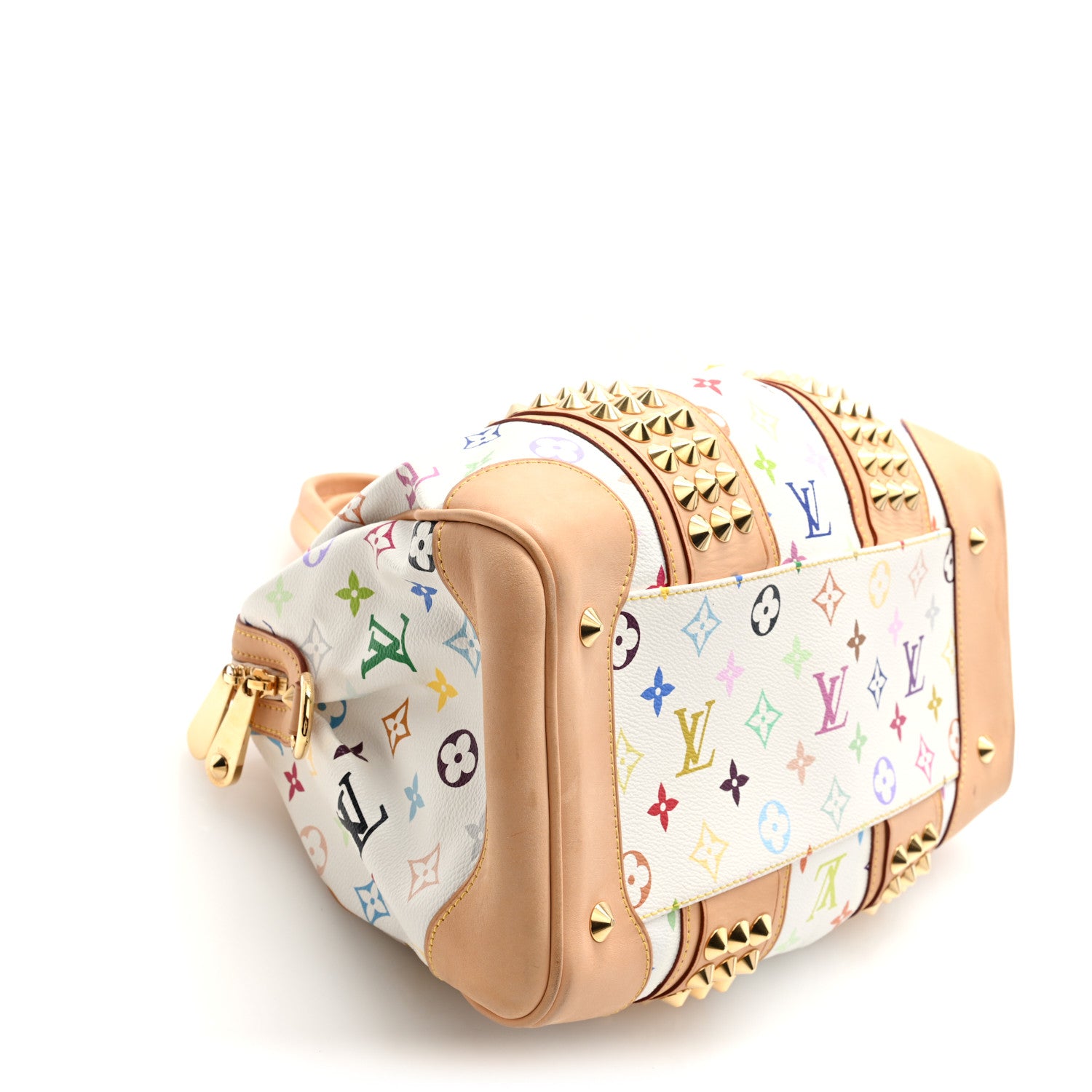 Louis Vuitton Monogram Multicolor Courtney MM White 8 of 9