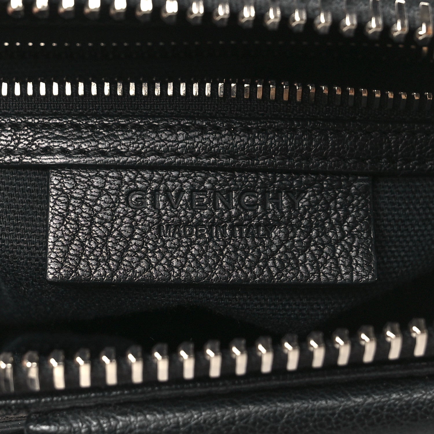Givenchy Sugar Goatskin Striped Mini Antigona Black 6 of 10