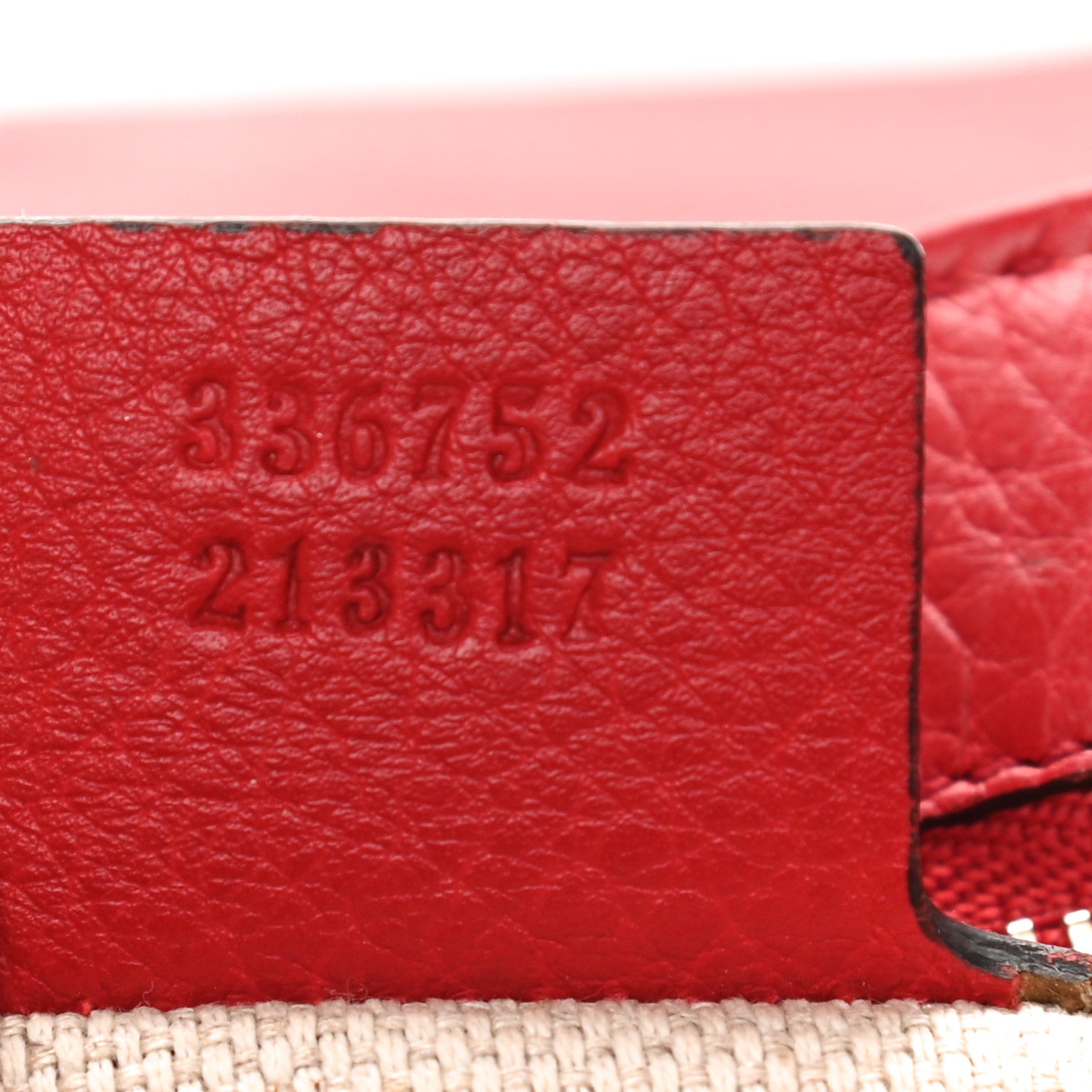 Gucci Pebbled Calfskin Medium Soho Flap Crossbody Tabasco Red 7 of 13