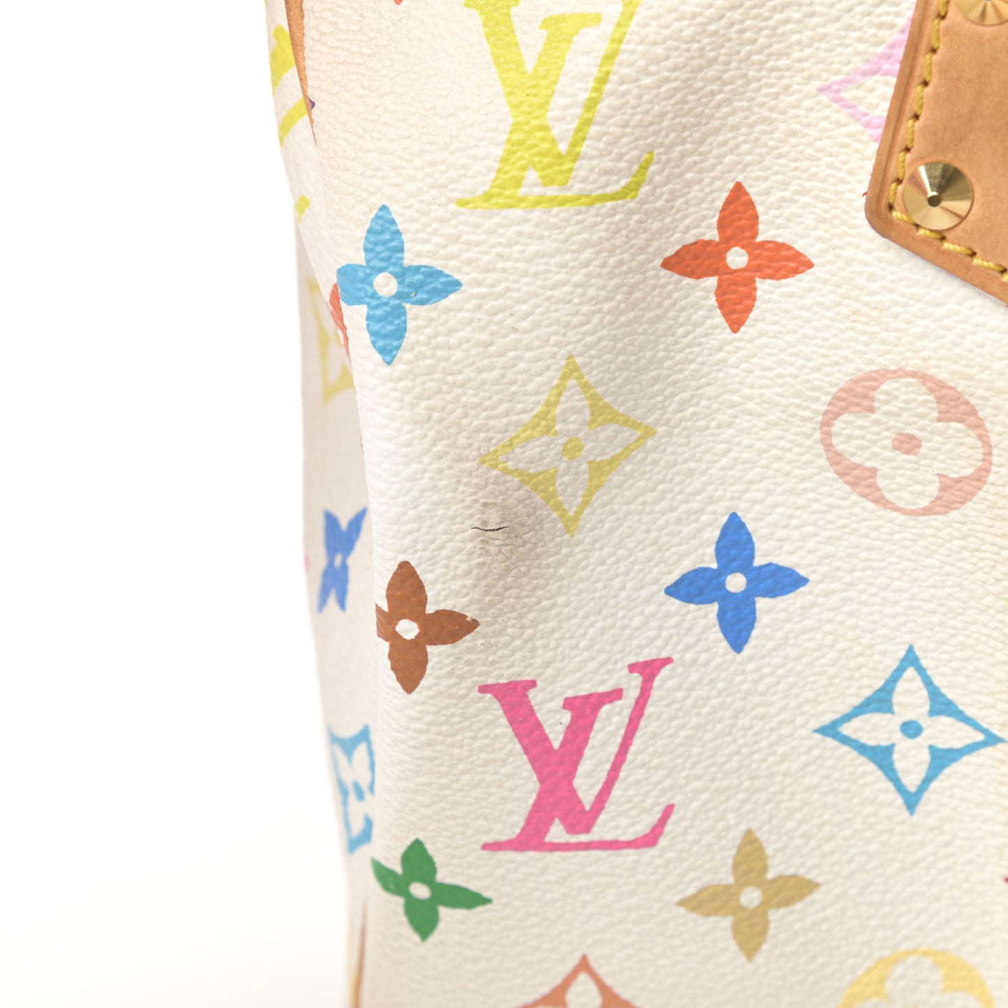 Monogram Multicolor Speedy 30 White