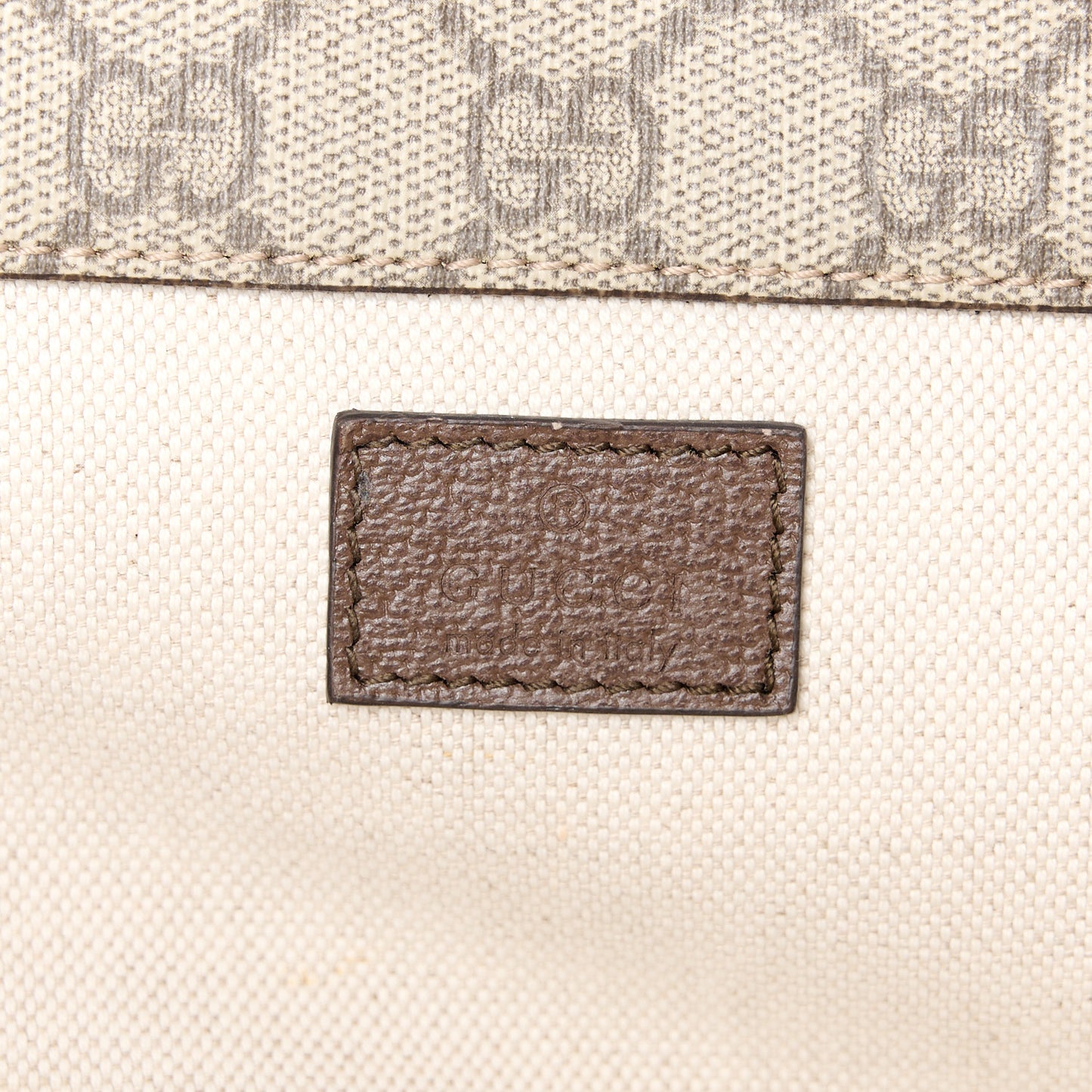 GG Supreme Monogram Web Small Neo Vintage Double Flap Messenger Bag Beige New Acero