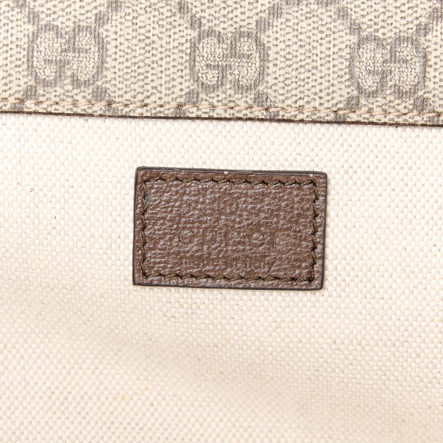 Gucci GG Supreme Monogram Web Small Neo Vintage Double Flap Messenger Bag Beige New Acero 6 of 12