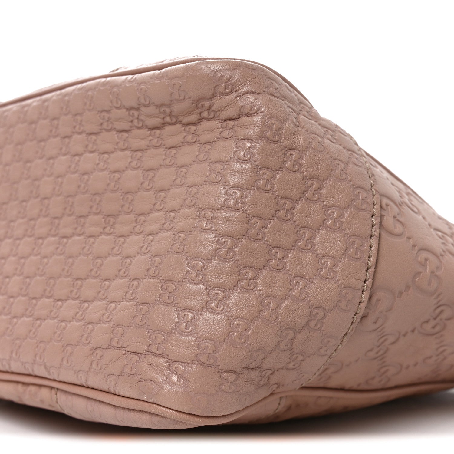 Gucci Guccissima Small Bree Zippered Tote Soft Pink 9 of 9